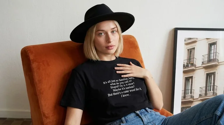 Sabrina Carpenter Manchild Lyrics Aesthetic T-Shirt 4 Sabrina Carpenter Manchild Lyrics Aesthetic T-Shirt