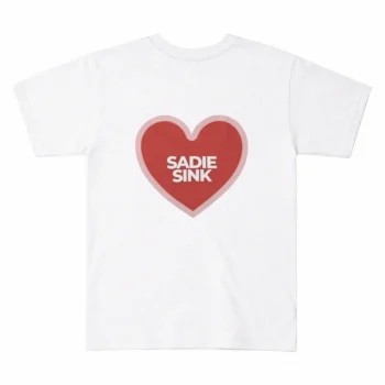 Sadie Sink Red Heart Iconic Star T-shirt