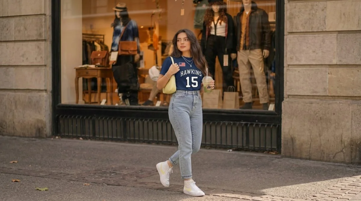 Sadie Sink Hawkins 15 Jersey T-shirt