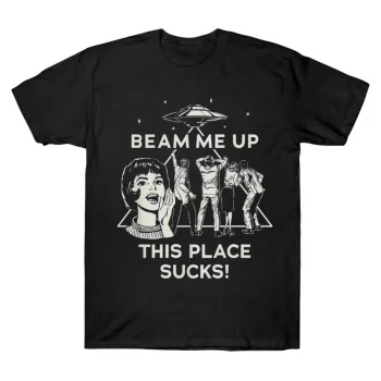 Stranger Things Beam Me Up Graphic Tee