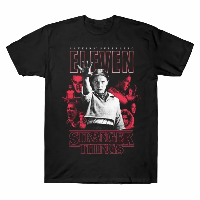 Stranger Things Eleven Hawkins Superhero Tee 1