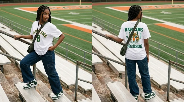 Stranger Things Hawkins High School Tee