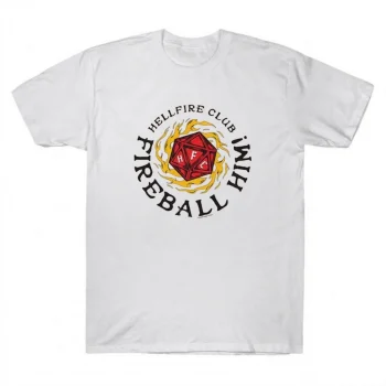 Stranger Things Hellfire Club Fireball Him Graphic Tee