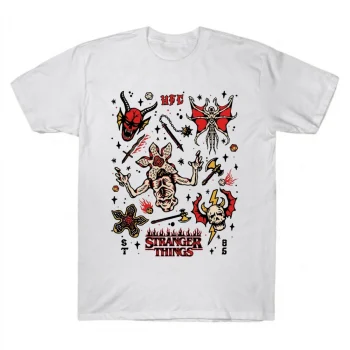 Stranger Things Hellfire Club Icon Collage Tee