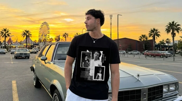 Tom Holland BW Editorial Iconic Star Style Tee