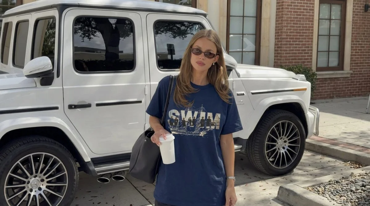 BTS SWIM Nautical Ship Graphic T-Shirt