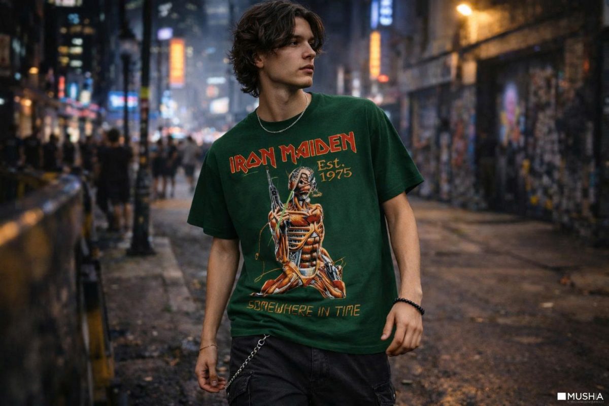 Iron Maiden Somewhere In Time Iconic T-shirt